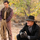 Loyal Lawrence (Clifton Collins Jr.) and the Man in Black (Ed Harris).